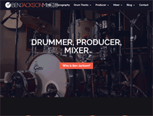 Tablet Screenshot of benjacksonmusic.com